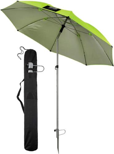 Hex-Hut Welding Umbrella Logo Bag and tilted umbrella image